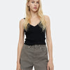 High-waisted Twill Shorts